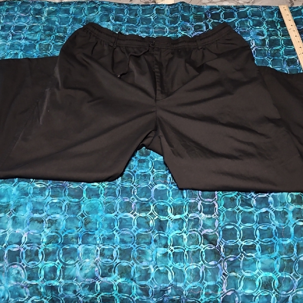 Source Unknown Men's Black Joggers, Elastic Waistband, Size 52S